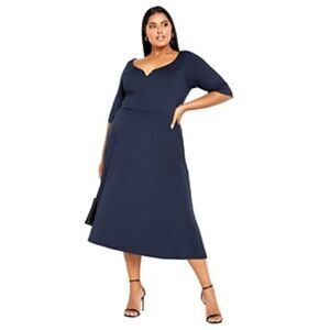NWT Navy Dress by City Chic, Size XXL/24